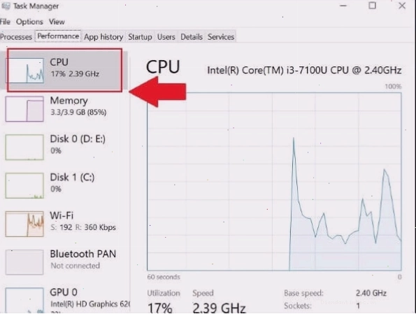 Chọn CPU để xem chi tiết về bộ xử lý