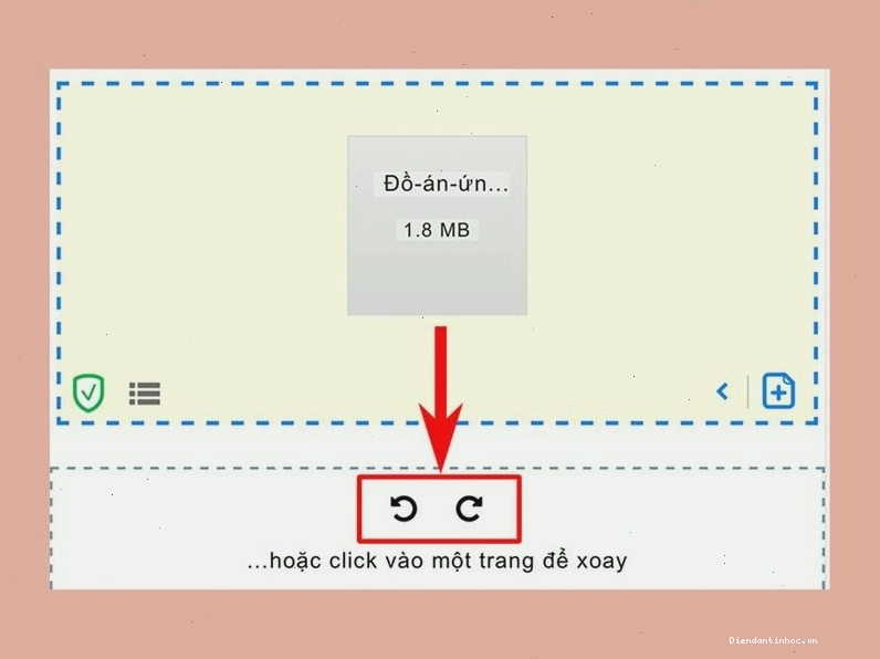 Chọn hướng xoay cho các trang PDF trên PDF24 Tool