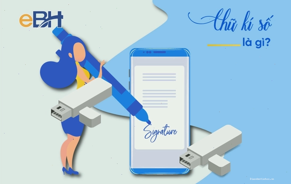 Chữ ký số tiếng anh là Digital signature và ứng dụng trong khai thuế