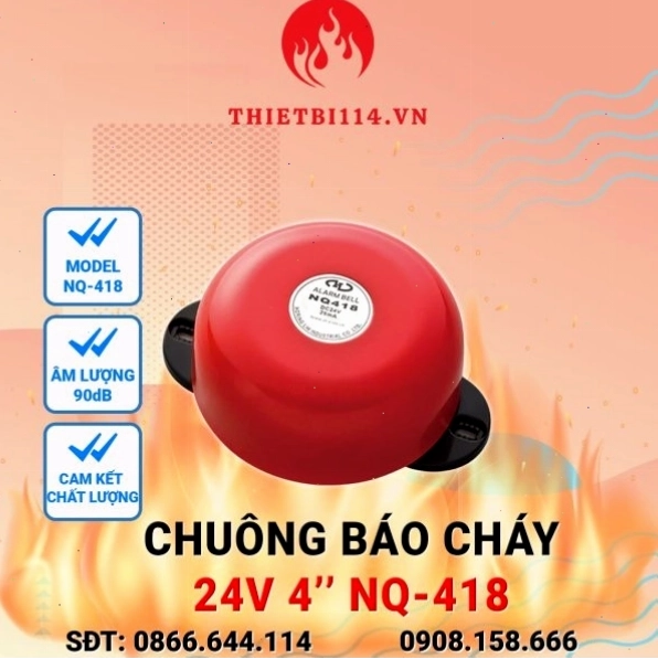 Chuông báo cháy Horing 4 inch NQ-418