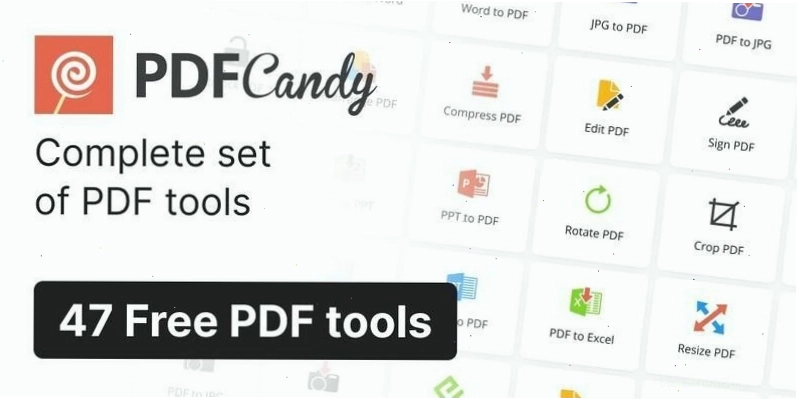 Chuyển định dạng ảnh sang PDF hoặc xlsx bằng PDF Candy