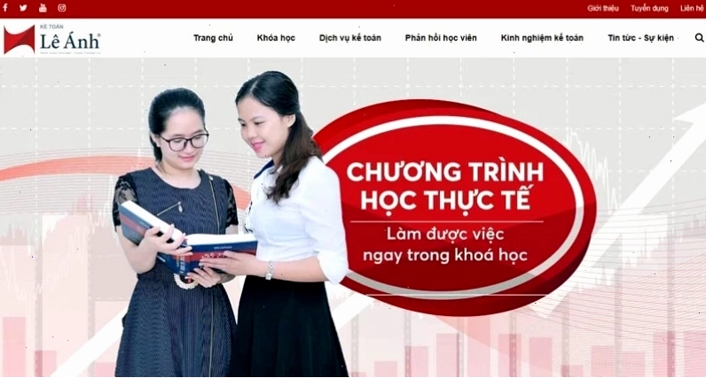 Cơ sở vật chất khang trang tại Trung tâm Kế toán Lê Ánh