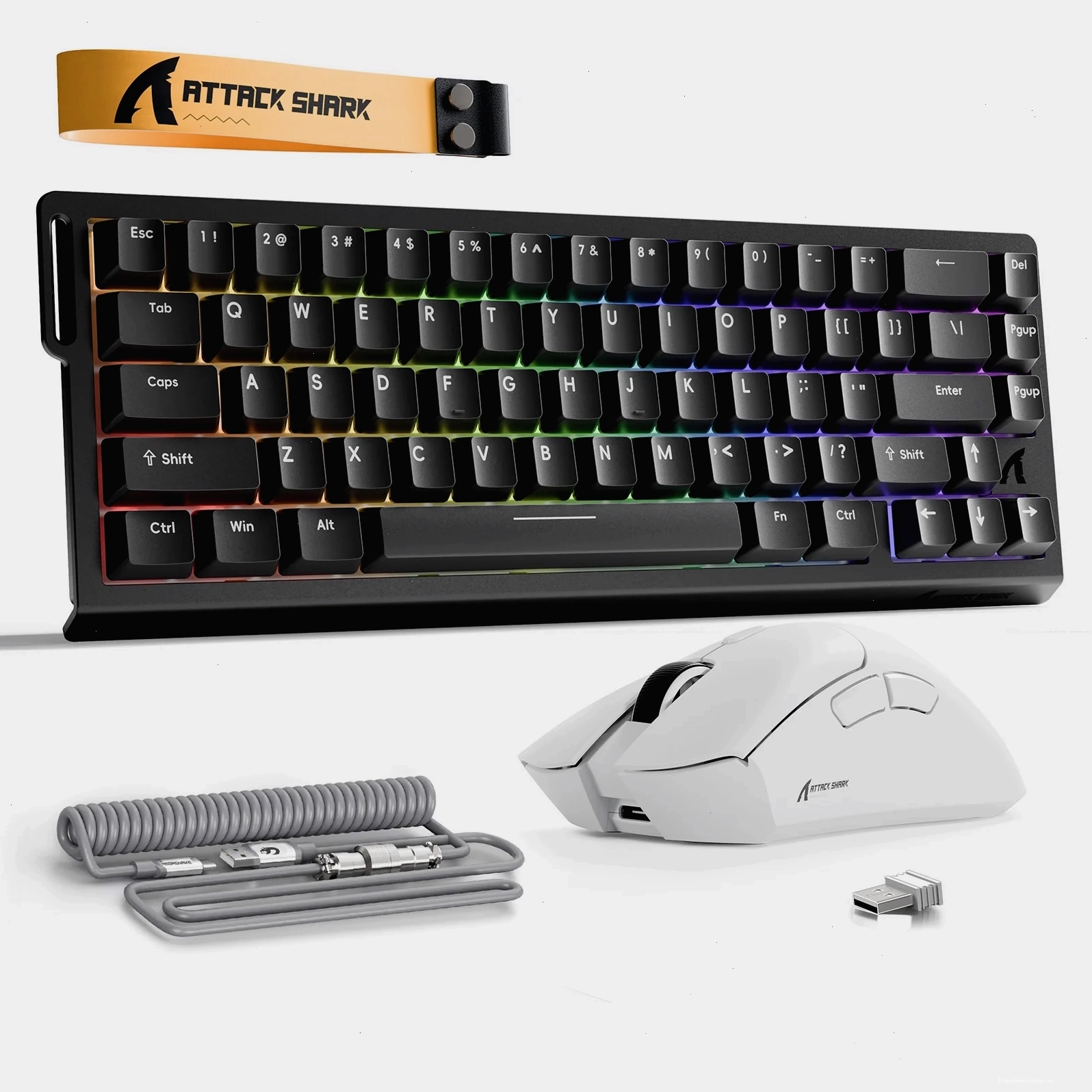 Combo bàn phím và chuột gaming Attack Shark X68HE R1 C01