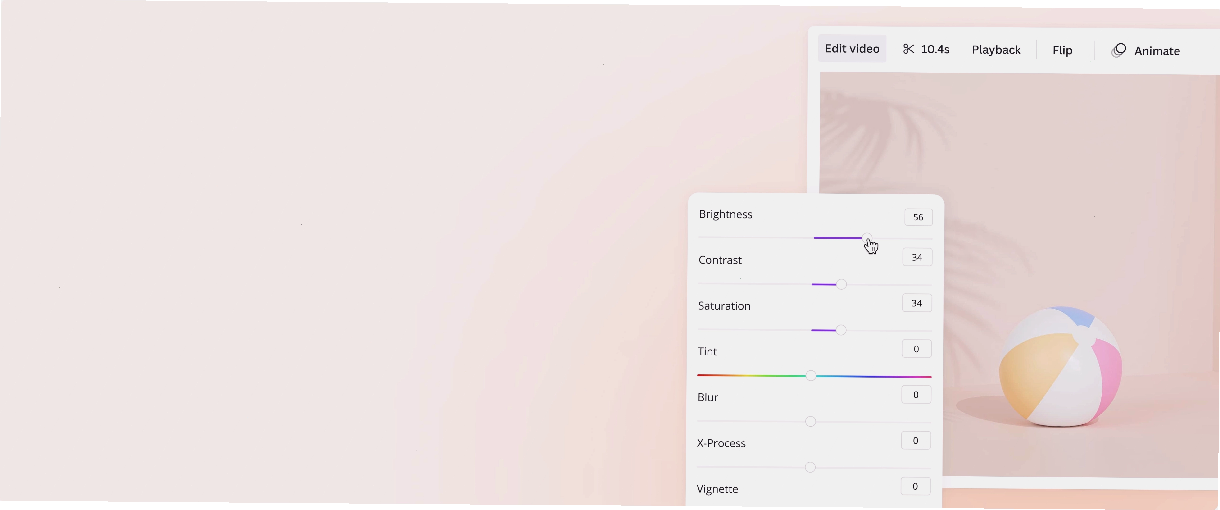Công cụ tăng chất lượng video của Canva