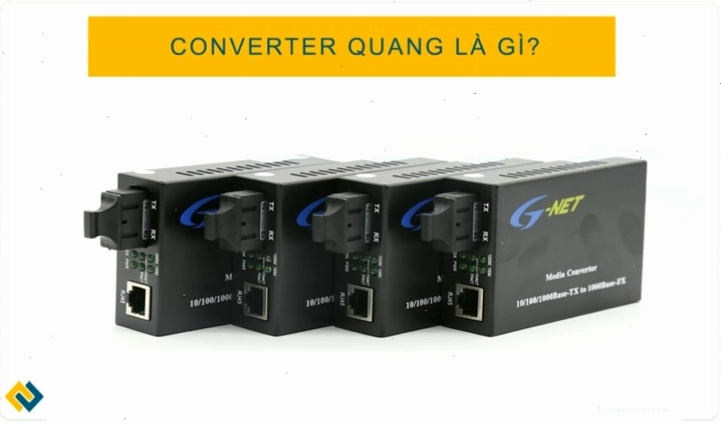 Converter quang và dây nhảy quang kết nối SC