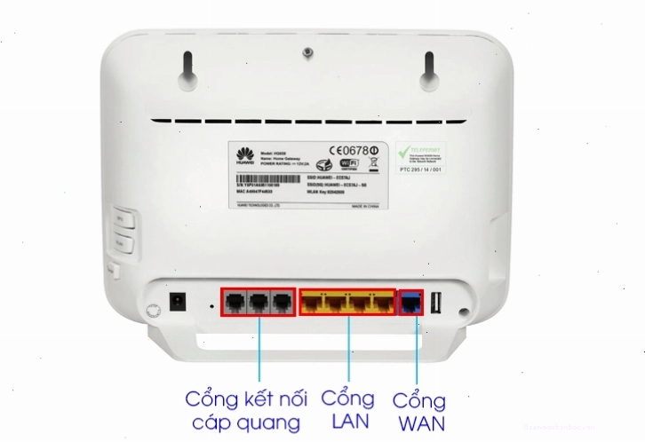 Cục modem wifi tích hợp router phát sóng wifi