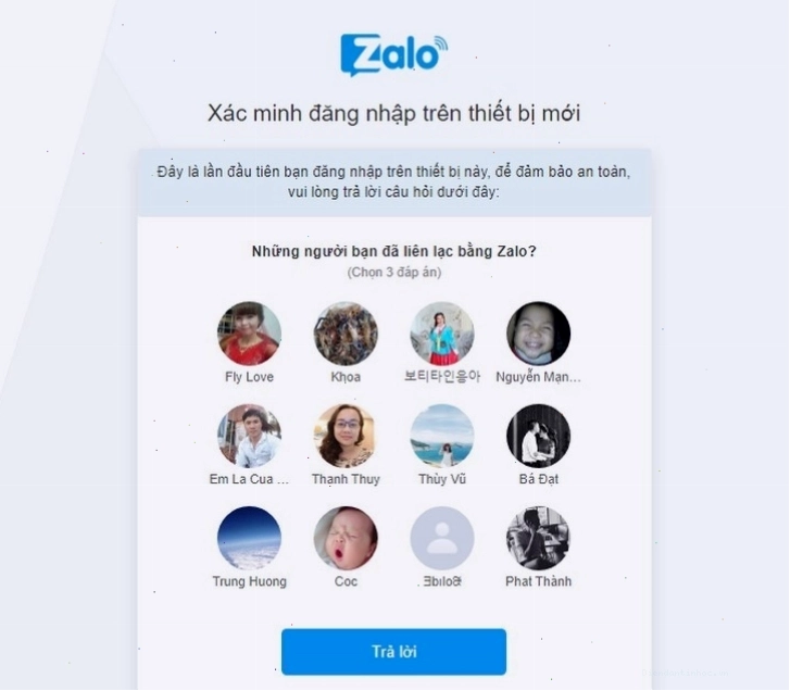 Đăng nhập Zalo bằng số điện thoại và mật khẩu