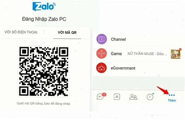 Đăng nhập Zalo trên web bằng máy tính qua mã QR