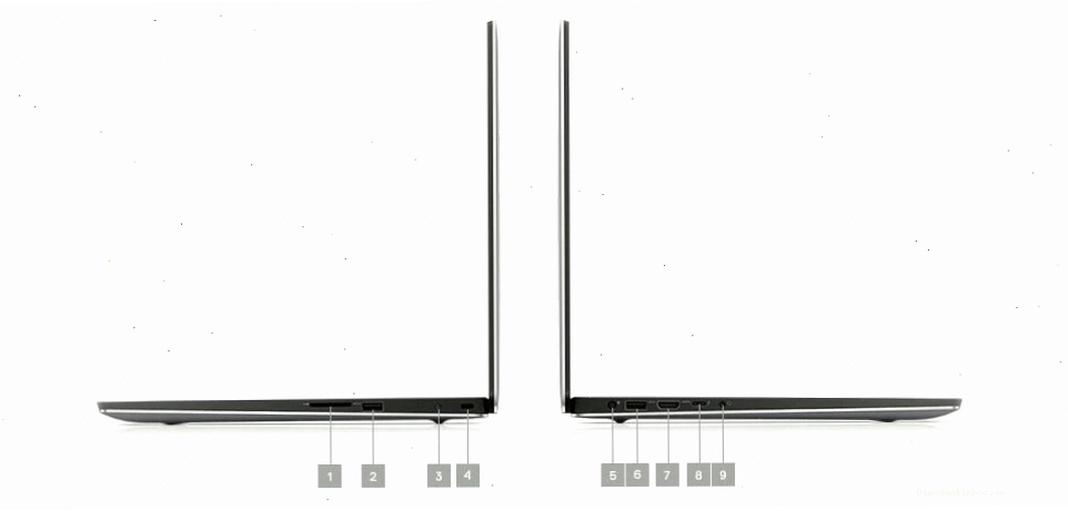 Dell Precision 5540 với thiết kế mỏng nhẹ và vỏ nhôm sang trọng