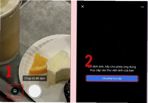Dịch văn bản từ ảnh có sẵn trên iPhone bằng Google Dịch