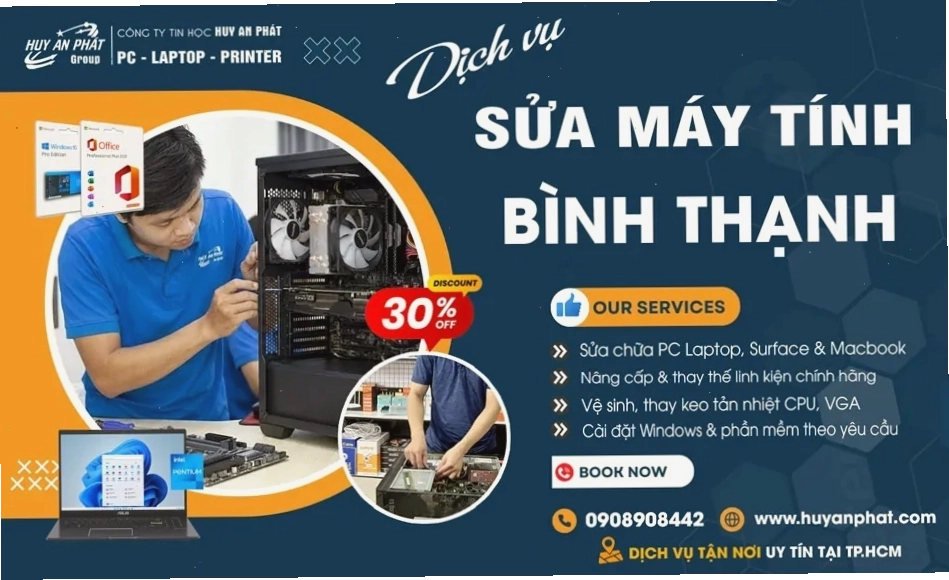 Dịch vụ sửa máy tính Quận Bình Thạnh
