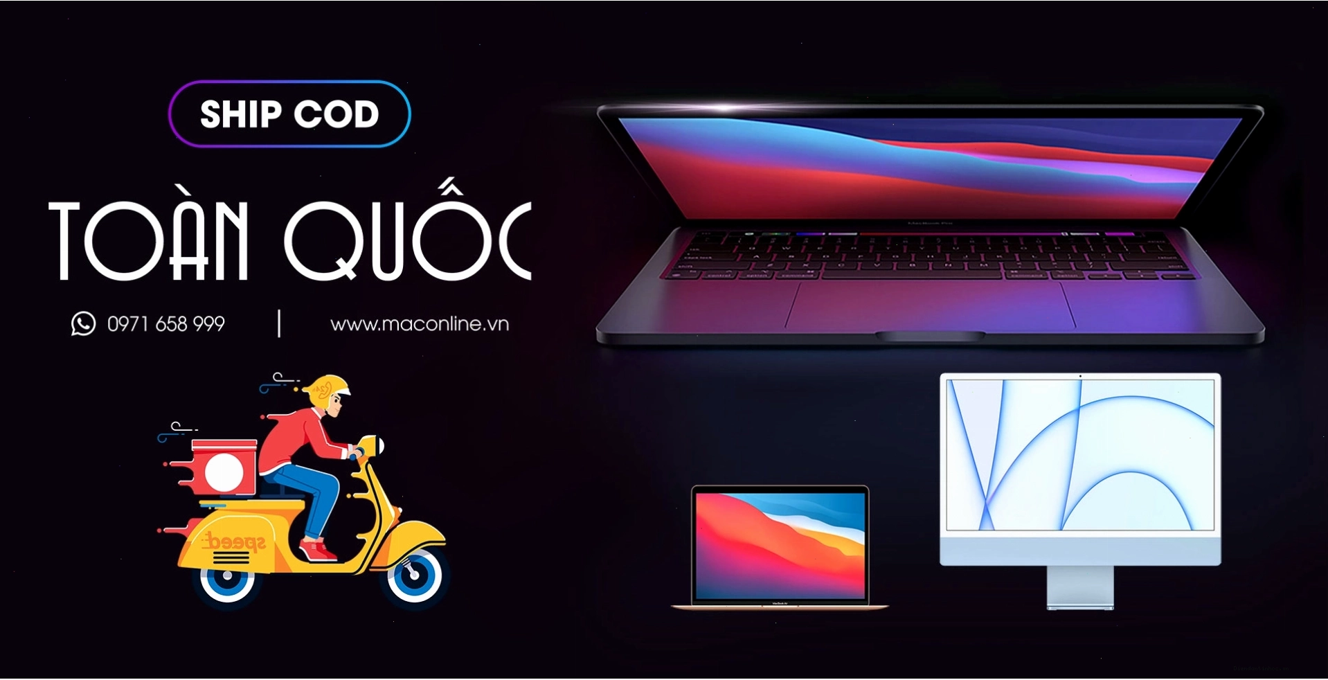 Dịch vụ vận chuyển toàn quốc cho các sản phẩm Apple