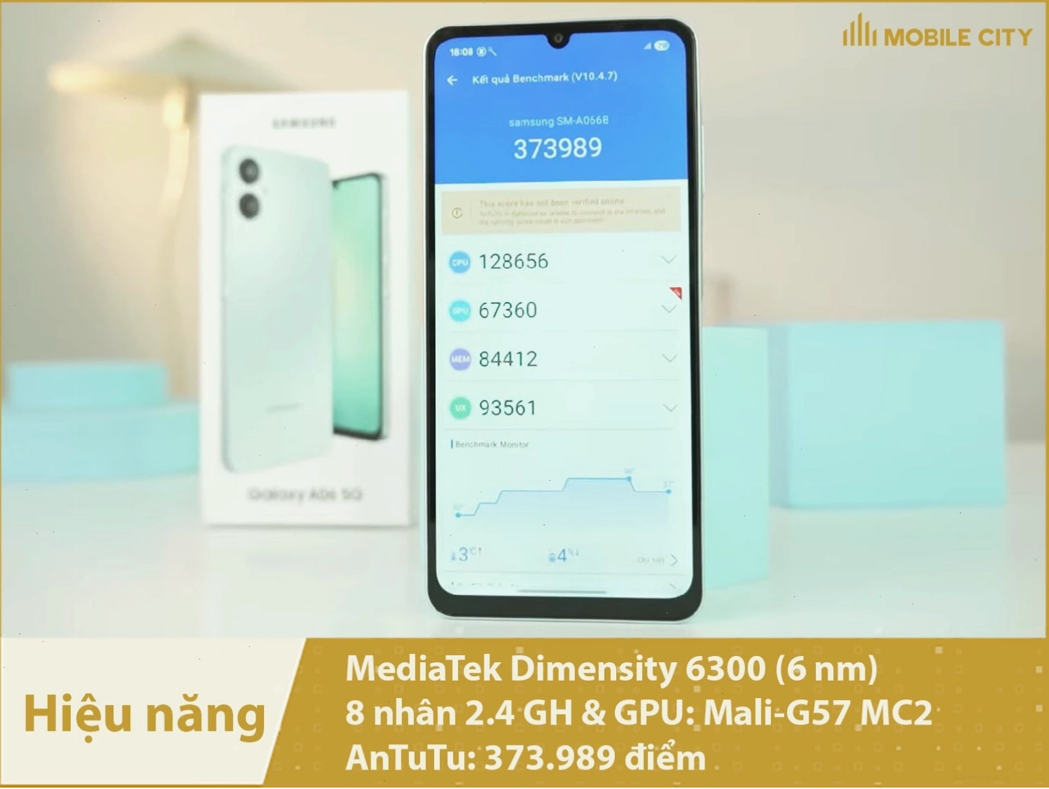 Điểm hiệu năng AnTuTu của Samsung Galaxy A06 5G
