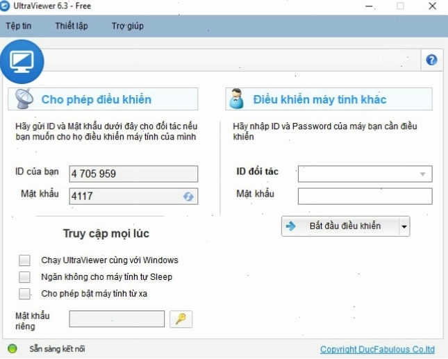 Điều khiển máy tính từ xa dễ dàng với UltraViewer