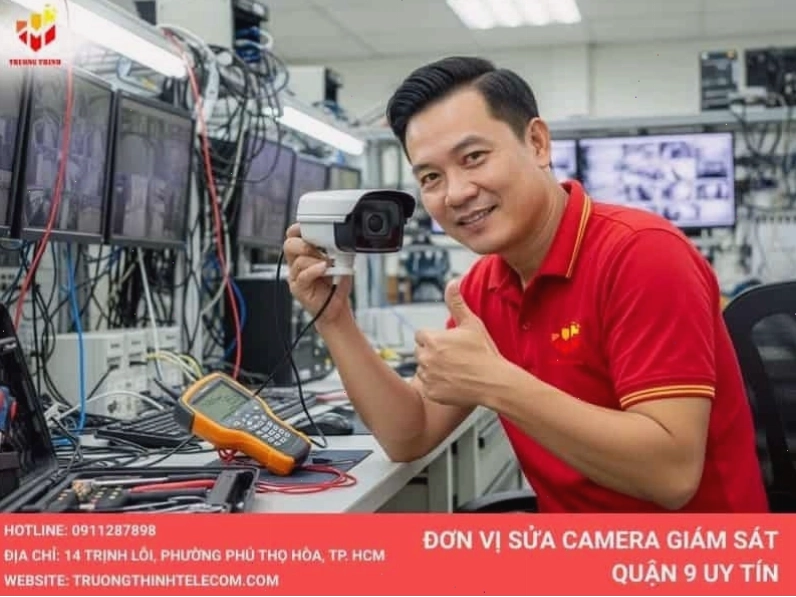 Đơn vị sửa chữa và lắp đặt camera giám sát uy tín tại quận 9