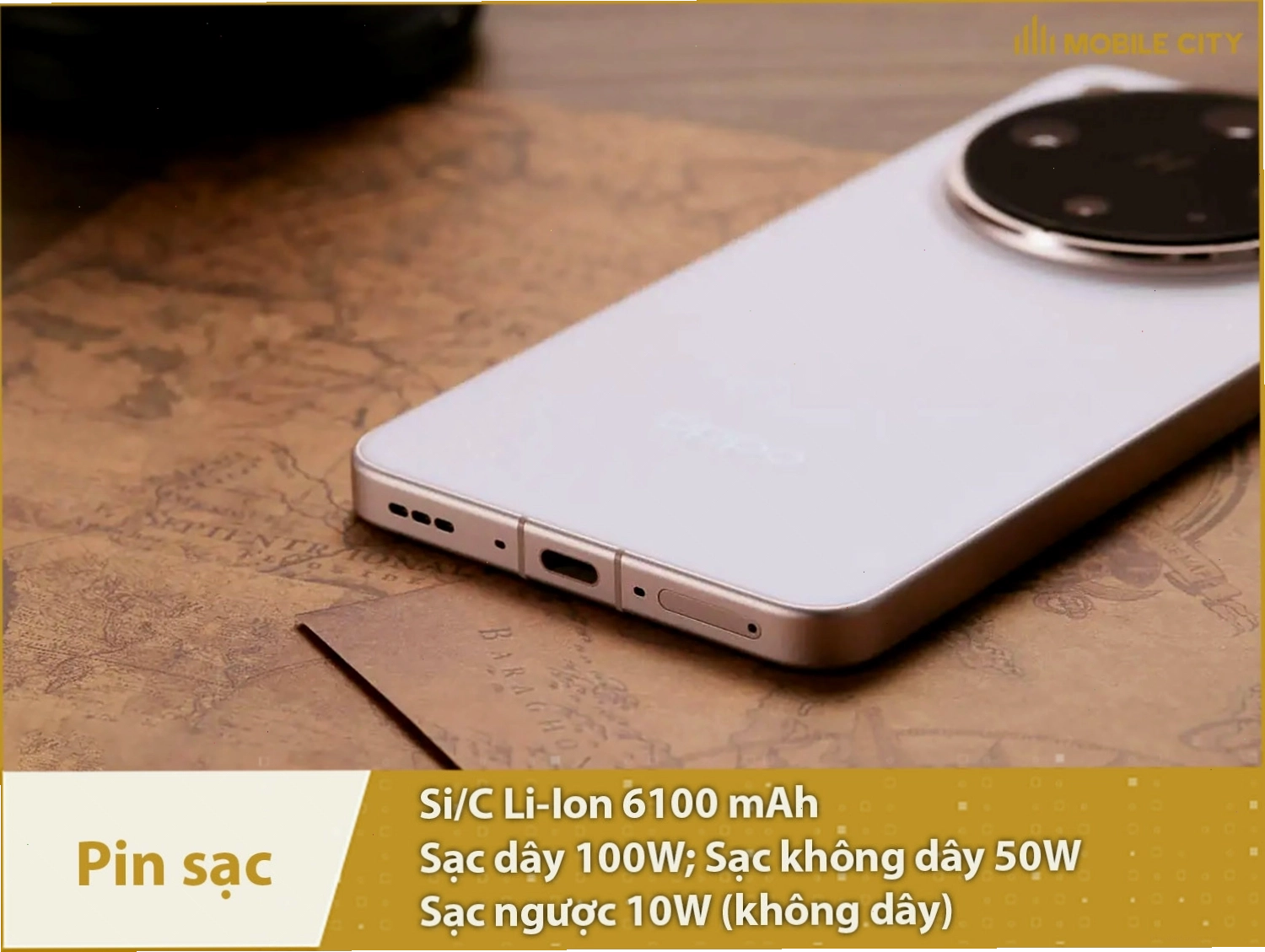 Dung lượng pin khủng và sạc nhanh 100W của OPPO Find X8 Ultra