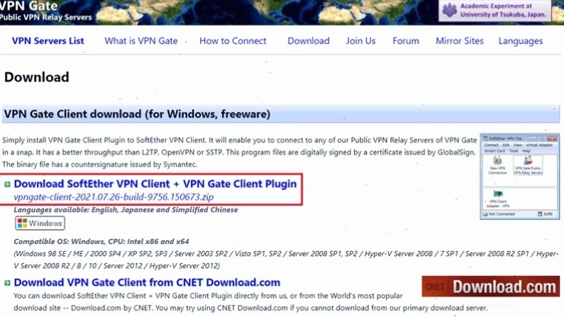 Fake IP trên máy tính với VPN Gate