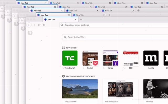 Firefox duyêt web mượt mà