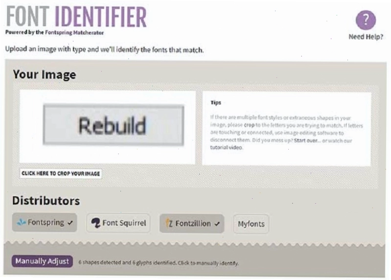 FontSquirrel Matcherator hỗ trợ tìm font chữ từ ảnh