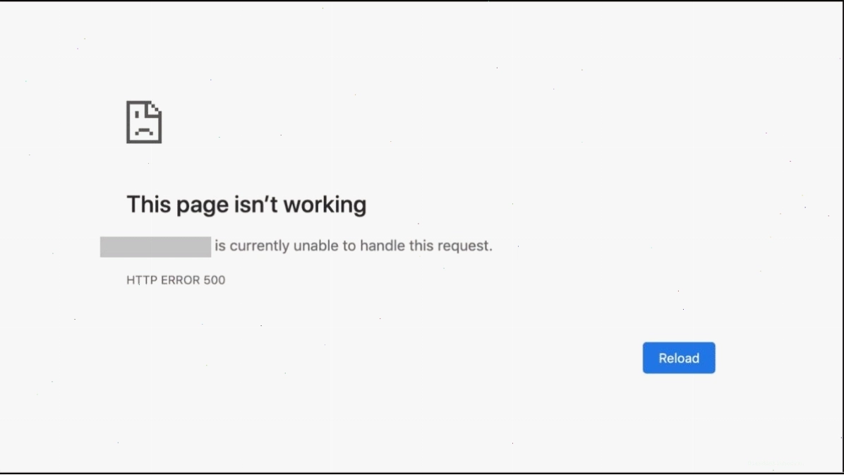 Giải thích chi tiết về Lỗi HTTP Error 500