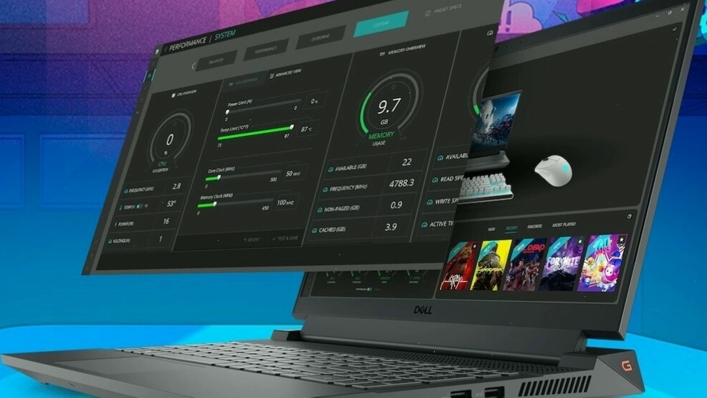 Giao diện Alienware Command Center trên Dell G15