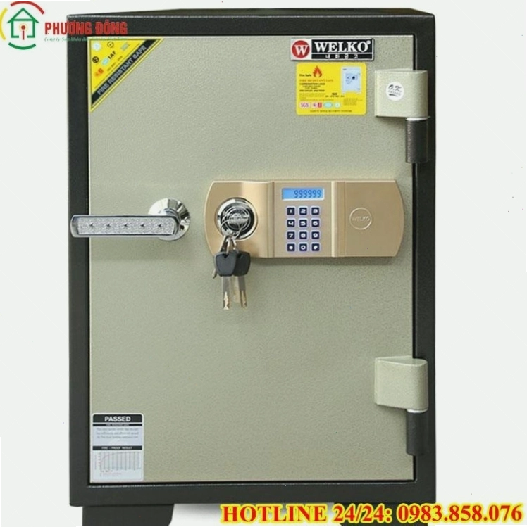 Giao diện bảng điều khiển két sắt điện tử