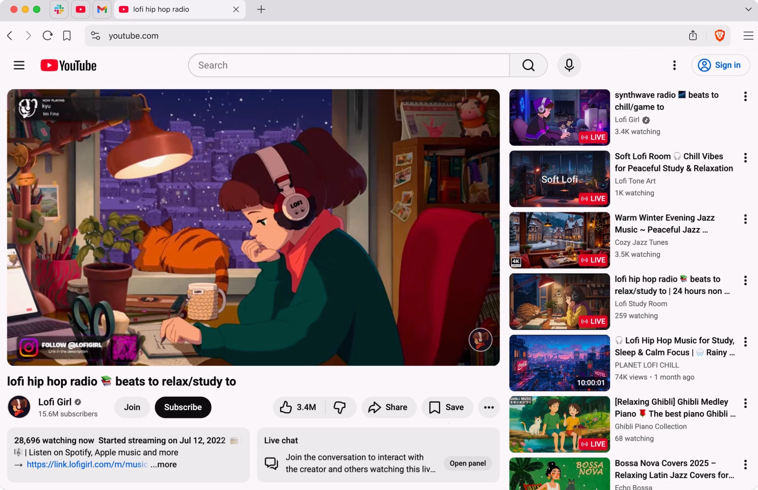 Giao diện Brave download với các tùy chọn tải về