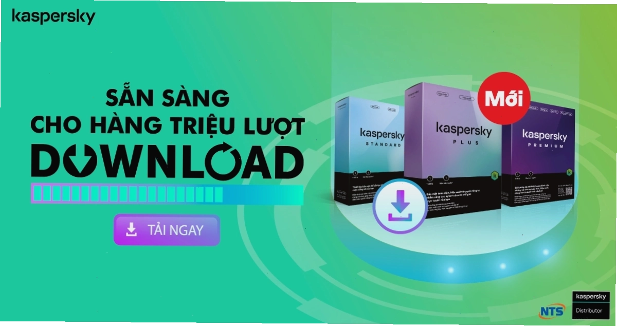 Giao diện cài đặt Kaspersky Anti-Virus trên máy tính