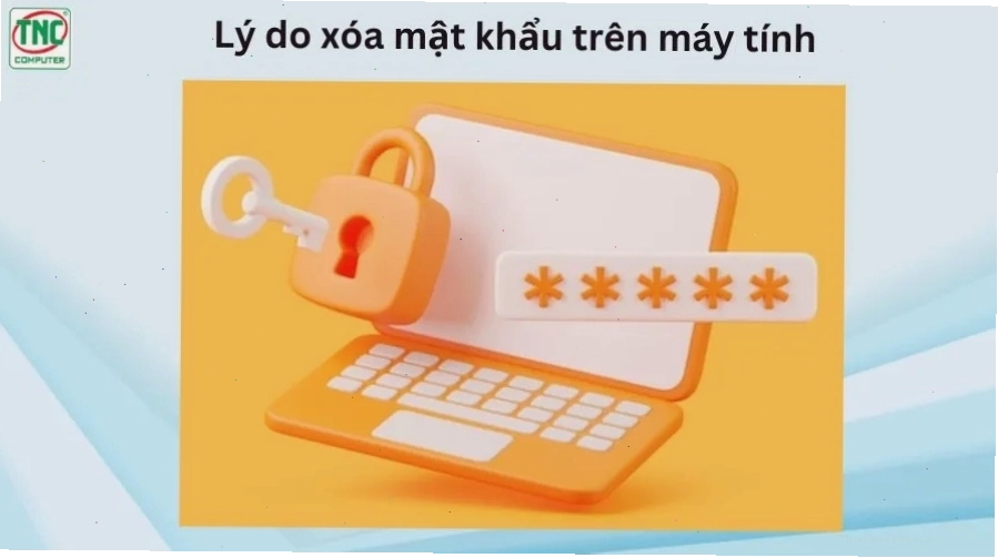 Giao diện cài đặt tài khoản người dùng để tắt mật khẩu máy tính