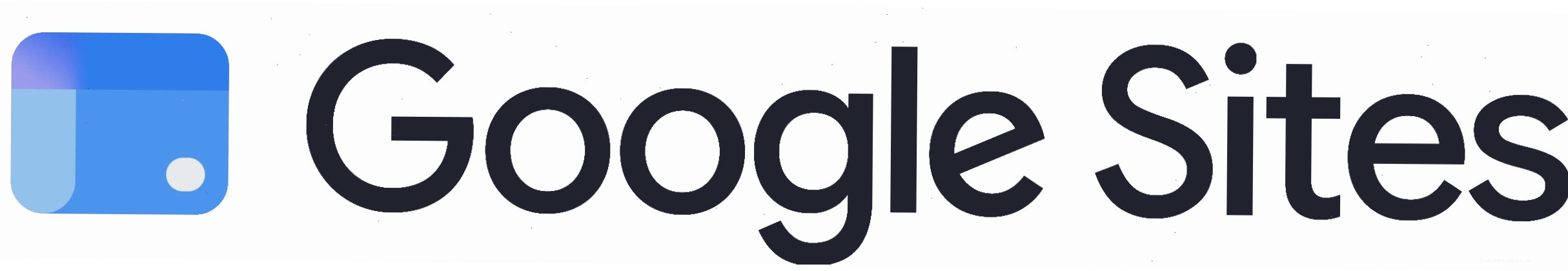 Giao diện chính của Google Sites với logo nổi bật