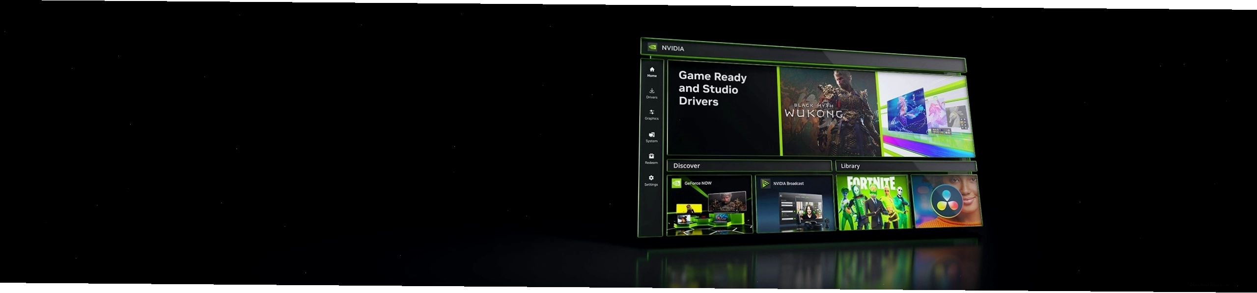 Giao diện chính của ứng dụng NVIDIA, tiền thân của GeForce Experience
