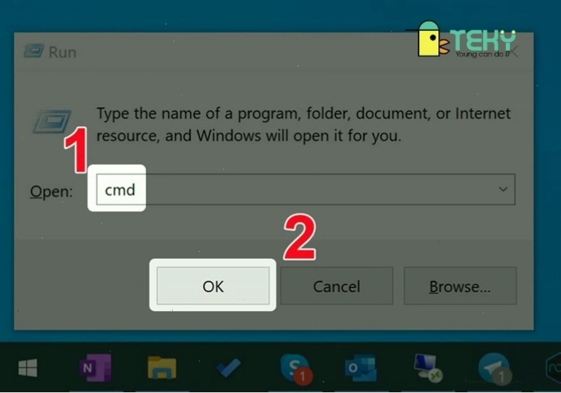 Giao diện Command Prompt hiển thị kết quả lệnh ipconfig