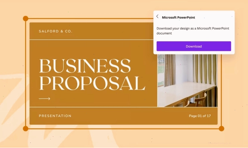 Giao diện công cụ chuyển đổi PDF sang PPT trực tuyến