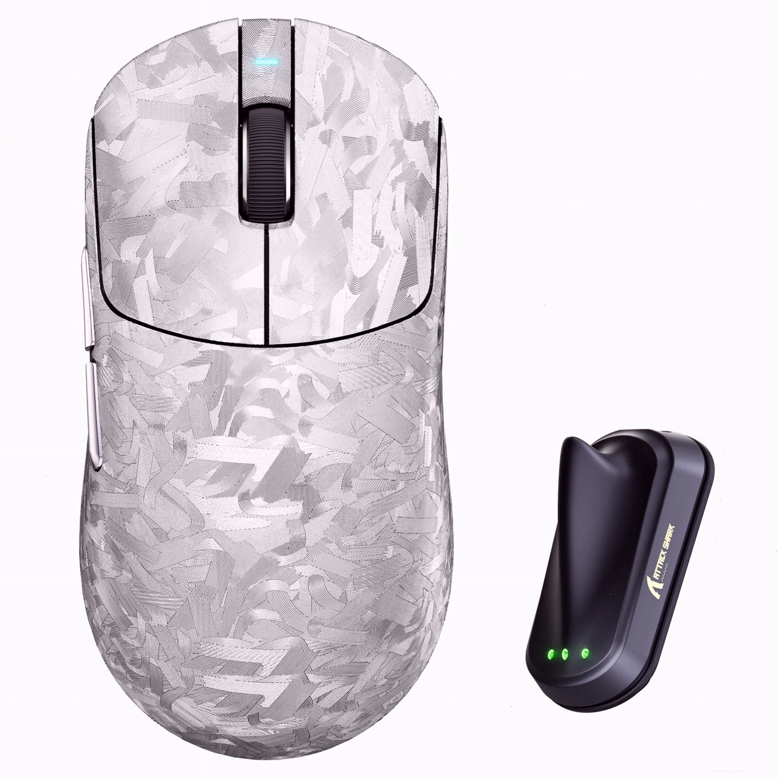 Giao diện công cụ double click test của Attack Shark hiển thị số lần nhấp và độ trễ
