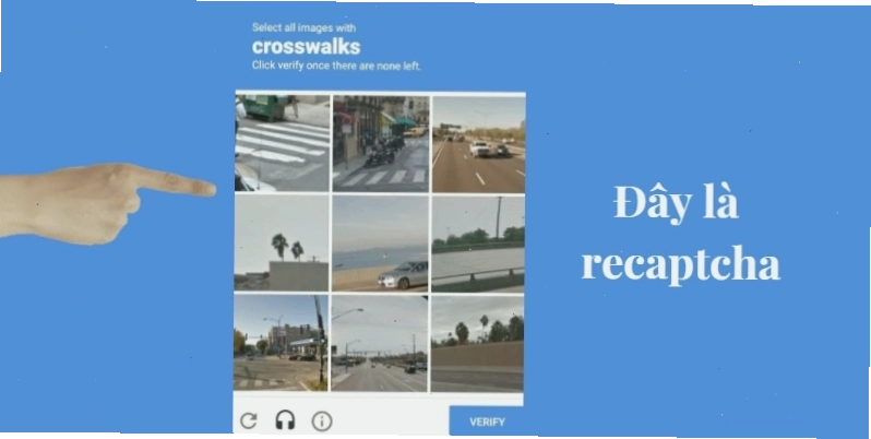 Giao diện của ReCaptcha phiên bản mới