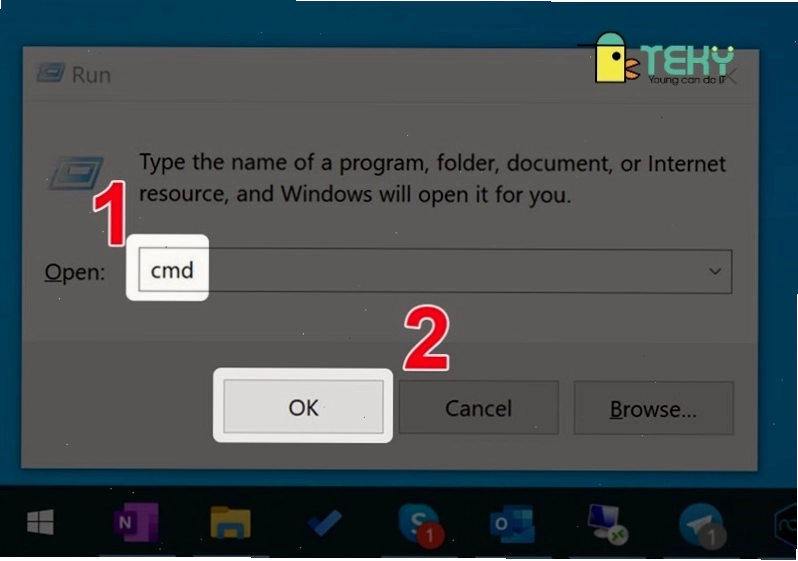 Giao diện cửa sổ Command Prompt hiển thị lệnh ipconfig
