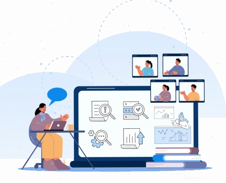Giao diện đăng nhập vnEdu.vn trên máy tính
