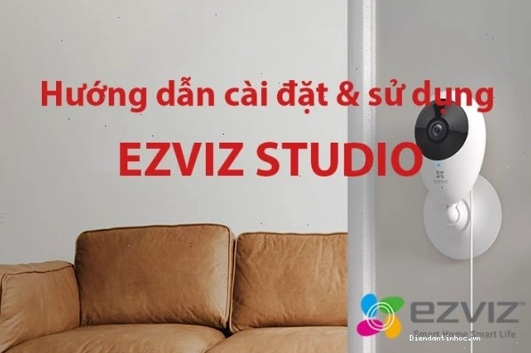 Giao diện EZVIZ Studio trên máy tính