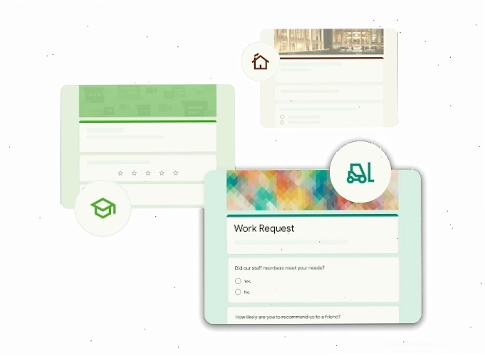 Giao diện mẫu biểu mẫu sự kiện trên Google Forms