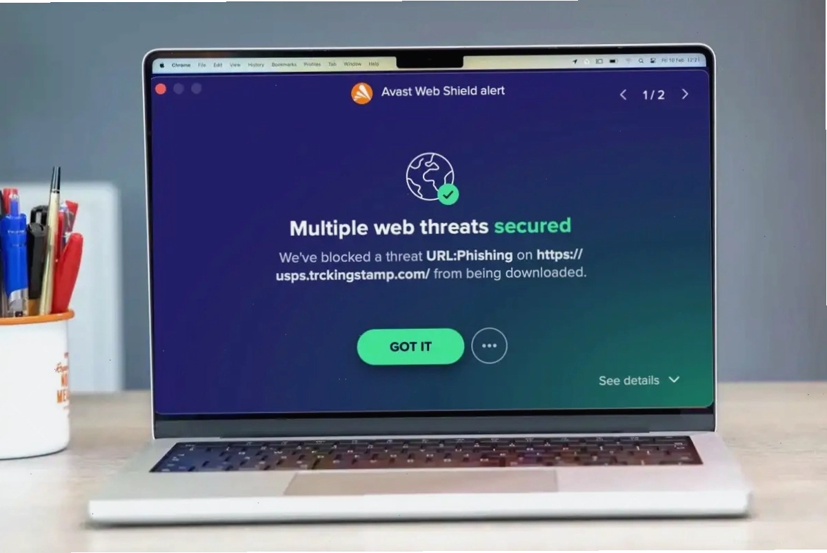 Giao diện phần mềm Avast Premium Security