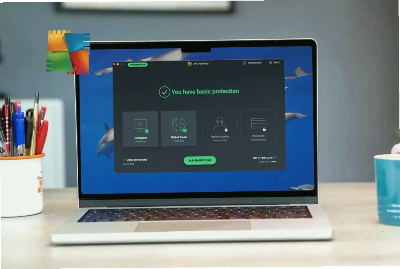 Giao diện phần mềm AVG Internet Security for Mac