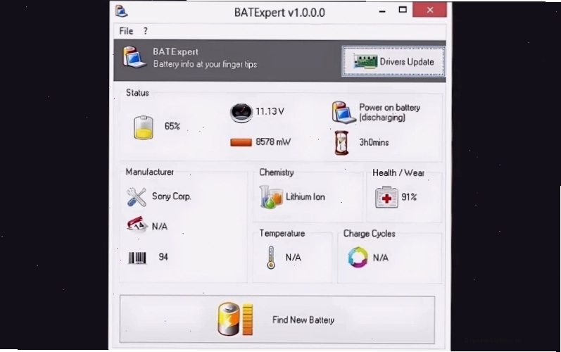 Giao diện phần mềm BATExpert