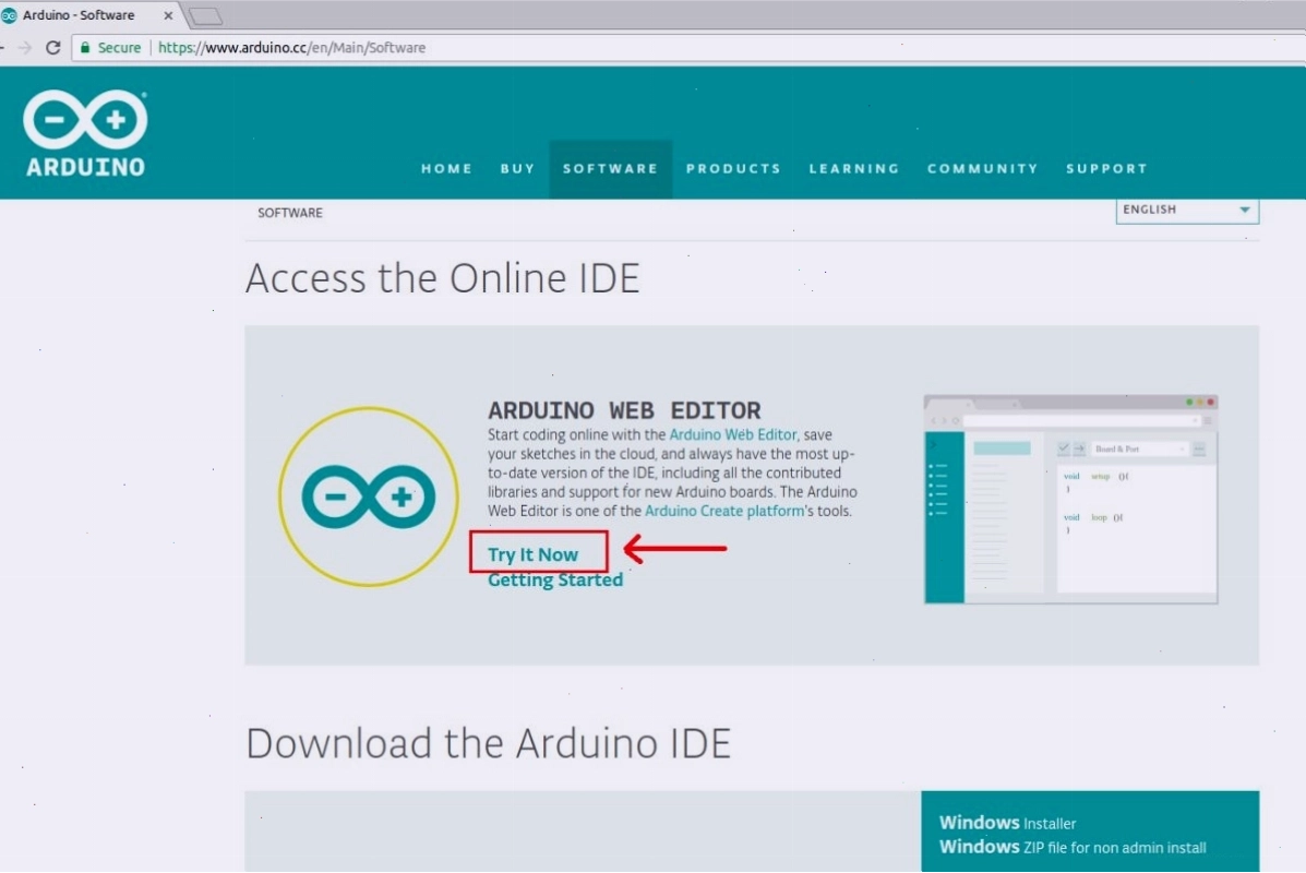 Giao diện phần mềm lập trình Arduino IDE