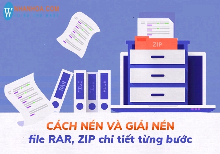 Giao diện phần mềm WinRAR hỗ trợ giải nén file rar