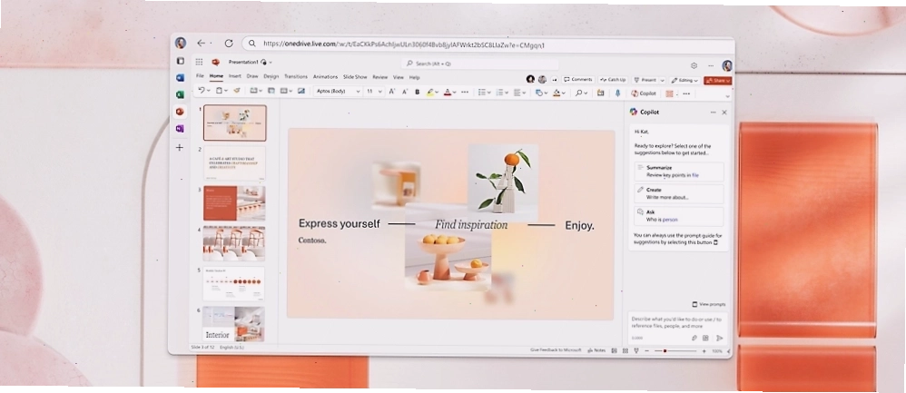 Giao diện PowerPoint trên web cho phép sáng tạo bản trình bày cuốn hút