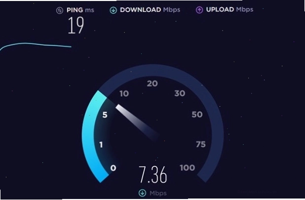 Giao diện Speedtest đo tốc độ mạng trên máy tính