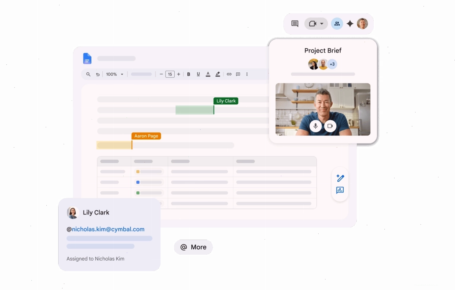 Giao diện tạo tài liệu mới trên Google Tài liệu với các tùy chọn định dạng phong phú