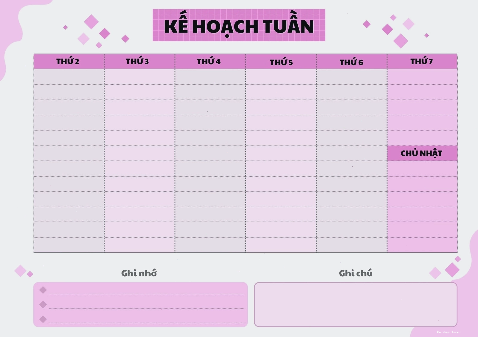 Giao diện thời khóa biểu cá nhân của giáo viên