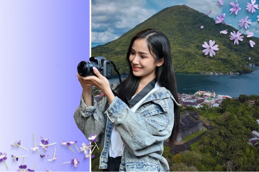 Giao diện tính năng xóa nền AI của Canva