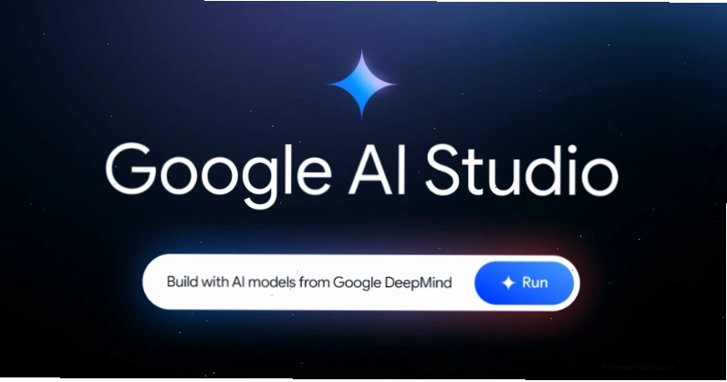 Giao diện tổng quan của Google AI Studio